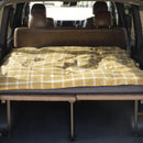 クッションにもなる羽毛ふとん（チェック）