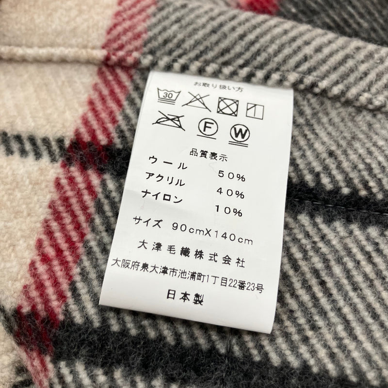 セール中】ウール混ハーフブランケット