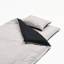 ふとんカバー（リバーシブル）　ブラック/グレー