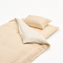 ふとんカバー（リバーシブル）　ベージュ/バニラ