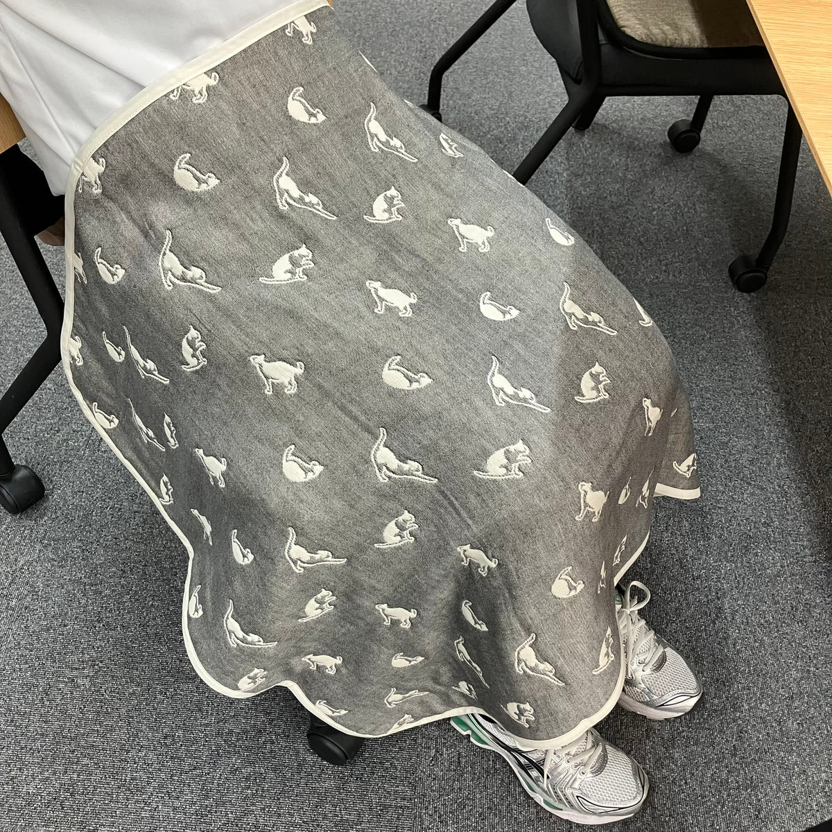 確認用  にゃんにゃん！！ガーゼブランケット NEW】にゃんケット 6重ガーゼ