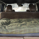 クッションにもなる羽毛ふとん（チェック）