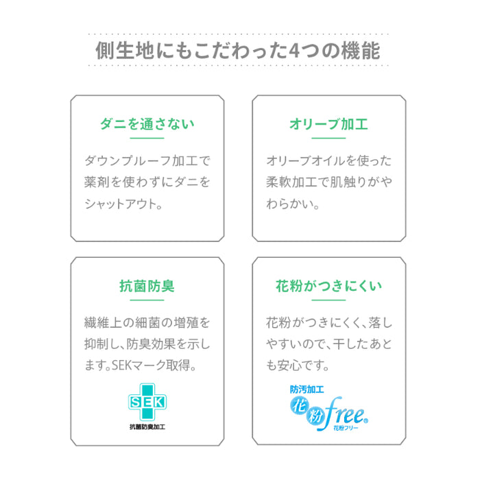サイズが選べる 増量羽毛掛ふとん CASANALE