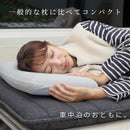 低反発枕 マロネ｜もっちり低反発の特殊ウレタン枕 寝返りしやすいフラットタイプ