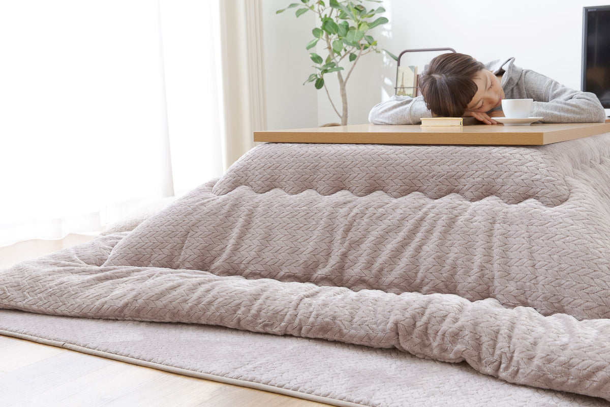 こたつ掛け布団「ニット GY」